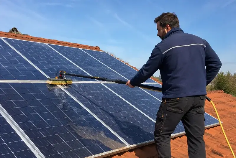 Nettoyage et entretien de panneaux solaires à Notre-Dame-de-Londres